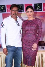 Kareena Kapoor, Ajay Devgan at Singham Returns Promotional Event in Mumbai on 8th Aug 2014